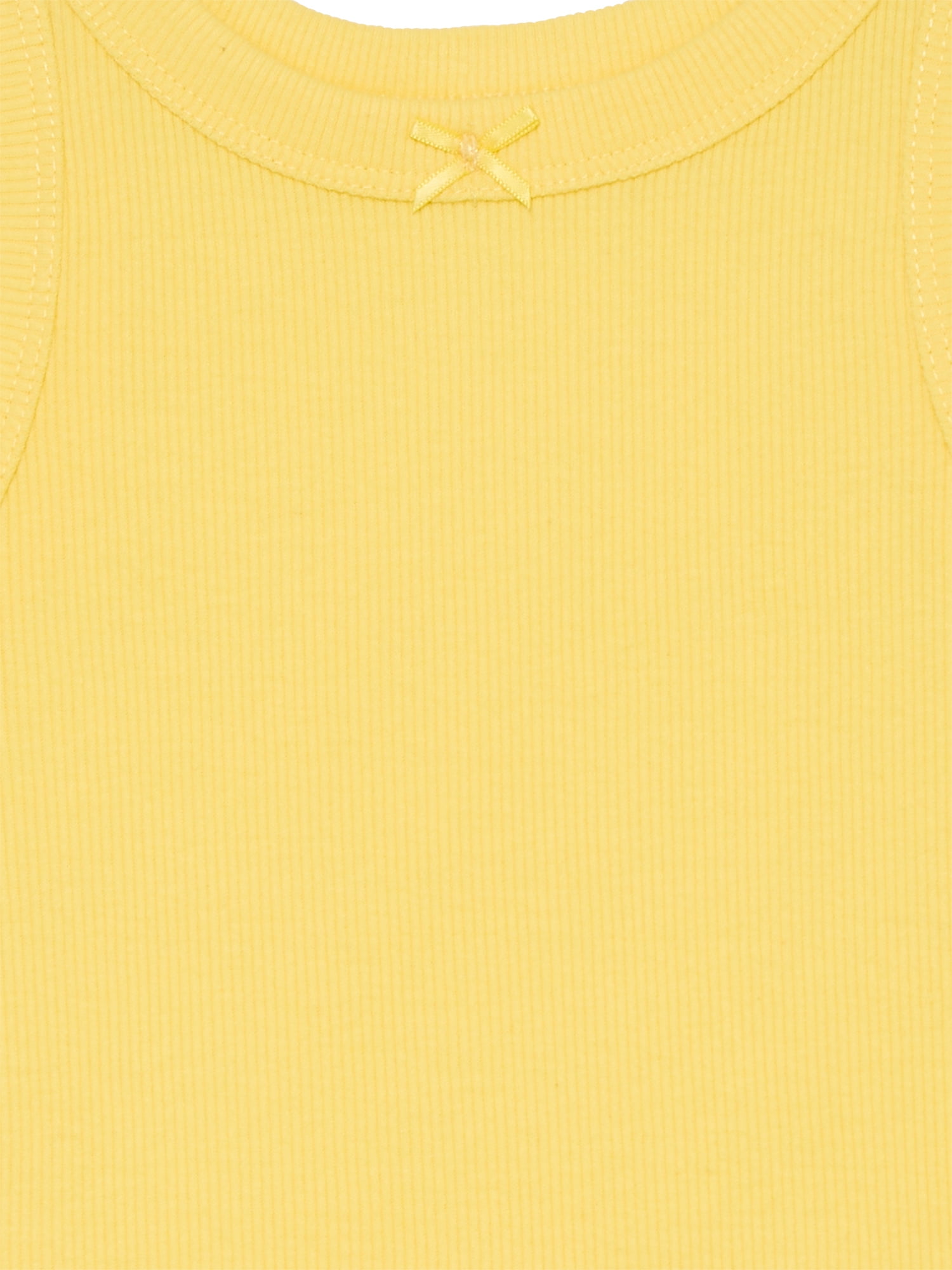 Wonder Nation Toddler Girls Ribbed Tank Top, Sizes 18M-5T