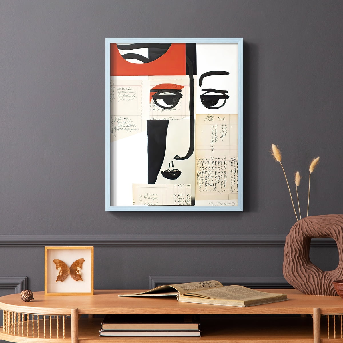 Faces of A Century III in Paper Solid Wood 11 x 14 Framed Print