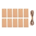 thumbnail image 1 of 10 Piezas Etiqueta de Papel Kraft perfecl Etiquetas de Equipaje Etiquetas para Tarjetas de Mensaje 6x2.5cm, 1 of 8