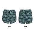 thumbnail image 3 of Balery Fish Style Pantalones cortos deportivos para mujer con forro y dos bolsillos, elásticos, para entrenamiento, gimnasio, yoga-Large, 3 of 7