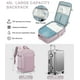 thumbnail image 2 of Mochila de viaje RDTGO 40L impermeable para mujer con bolsa rosa, 2 of 6
