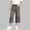 Gray, variant on Kids Denim 7 Point Pants Loose Classic Cutting for Boys Girls Daily Casual Outdoor Wear