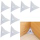 thumbnail image 5 of Protectores de esquina a prueba de polvo para habitaciones, herramientas de protección contra el polvo para escaleras de interior transparentes suaves, esquinas de muebles de fácil limpieza a prueba TUNC Sencillez, 5 of 5