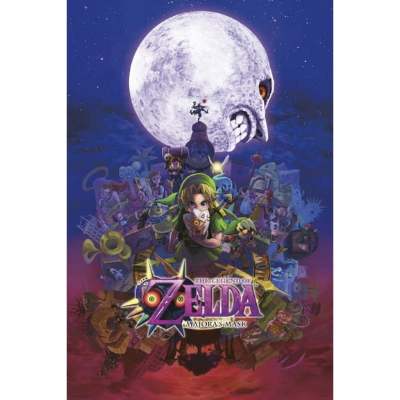 Zelda - Majora's Mask Laminated Poster (24 x 36)
