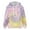 Purple, variant on Fesfesfes Long Sleeve Shirt for Men Casual Round Neck Sweatshirt Tie-dye Pattern 3D Print Pullover Long Sleeve Tops Sale Clearance
