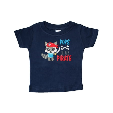 

Inktastic Pops Little Pirate Cute Raccoon with Sword Gift Baby Boy or Baby Girl T-Shirt