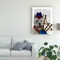thumbnail image 3 of Trademark Fine Art 'West Highland Terrier And Bagpipes' Canvas Art by Fab Funky, 3 of 3