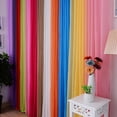 thumbnail image 4 of 2 uds cortina de ventana de Color sólido patrón de flores cenefa blanco Likrtyny  Oficina Multiescena Multifunción, 4 of 6