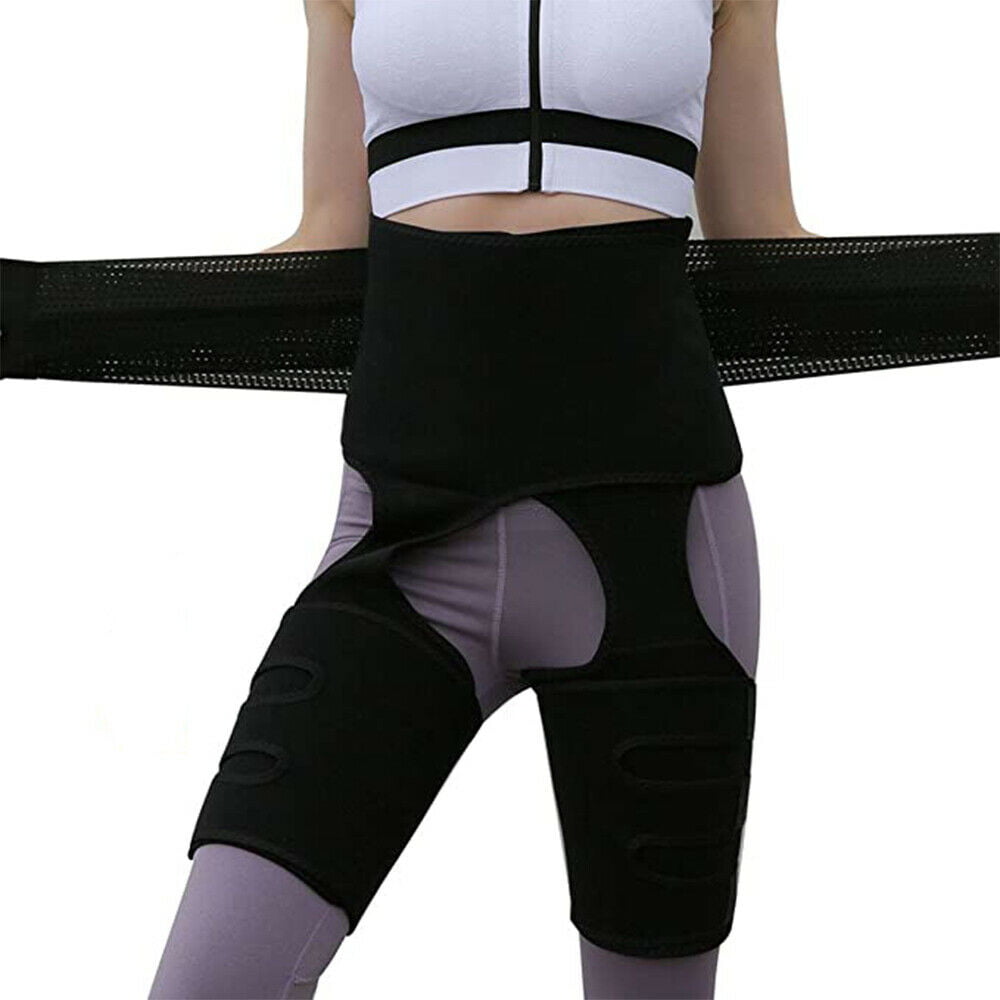 Black Milk Fitness Butt Lift Sweat Shapewear Band Slimming Waist Trainer Support Belt #gib 