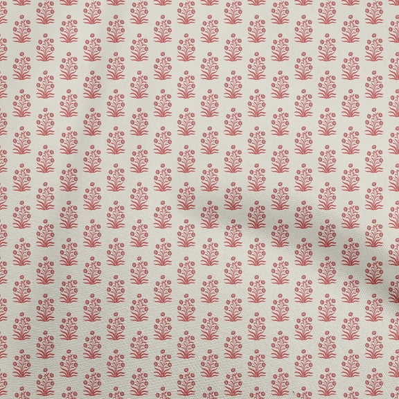 oneOone Rayon Off White Fabric Asian Block Quilting Supplies Print Sewing Fabric By The Yard 56 Inch Wide