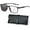 Black, variant on Kicks Reading Glasses Men, Kicks Sports Tr Square Frame Ultra-Light Anti-Blue Light Reading Glasses