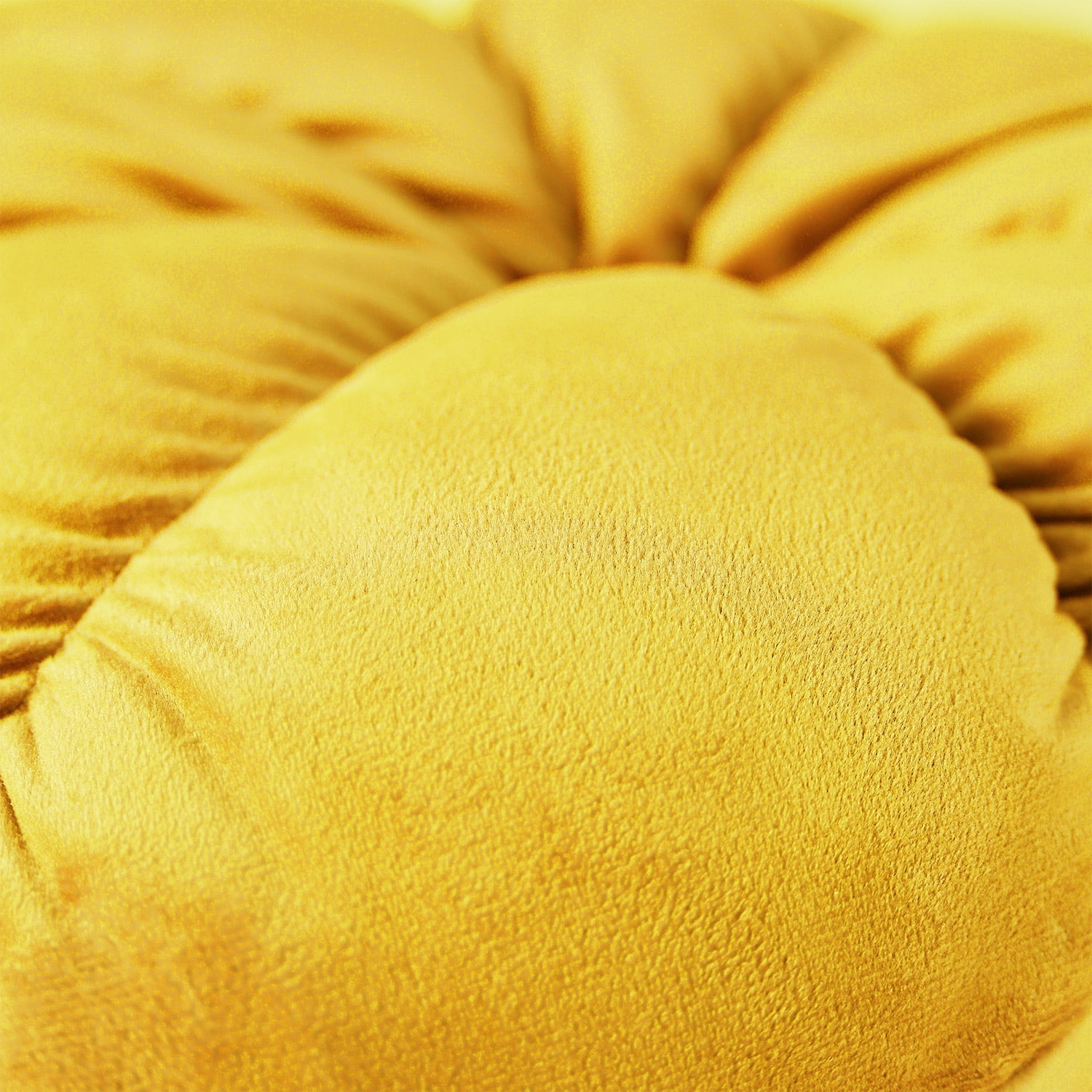 Set of 2 14" Square Velvet Flower Knot Accent Throw Pillows