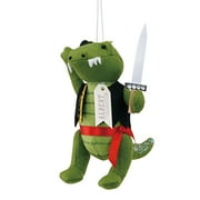 Demdaco 4.5 Inches Width x 6 Inches Height Albert the Alligator Pirate Decorative Hanging Ornament