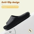 thumbnail image 2 of Kids Cloud Slides Slippers For Girls Boys,Pillow House Slippers Non-Slip Super Soft Quick Drying Shower Cushioned Slides Bathroom Thick Sole Sandals Indoor Outdoor Slippers, 2 of 7