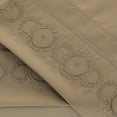 thumbnail image 3 of Renoir Fashion Embroidered Microfiber Deep Pocket 4-Piece Sheet Set, 3 of 4