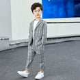 thumbnail image 3 of Lolanta Boys Casual Suits Wedding Outfits Kids 2 Piece Gentleman Blazer and Pants Set Dresswear, 3 of 6
