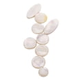 thumbnail image 3 of KALLORY 9Pcs Saxophone Parts White Shell Key Buttons for Alto Tenor Soprano Lightweight Durable, 3 of 8