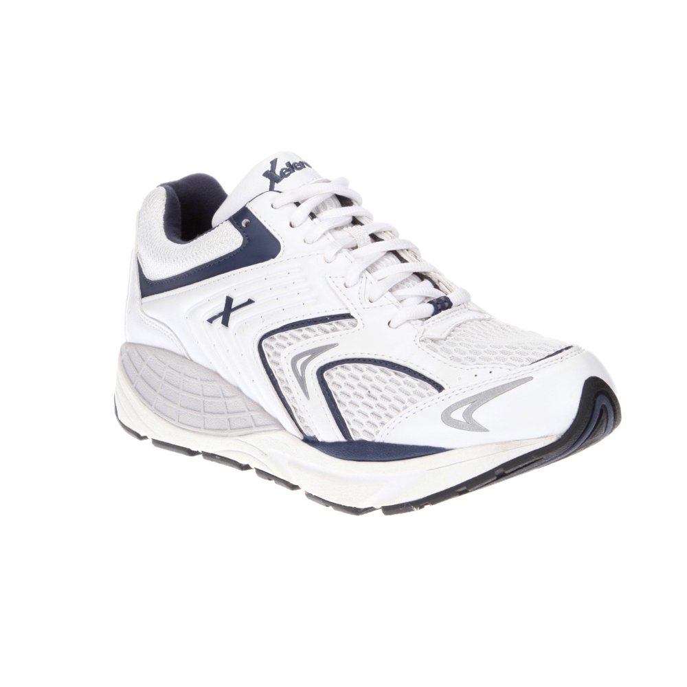 Xelero Xelero Matrix Men's Motion Control Walking Shoe White/Navy Mesh