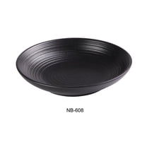 Yanco NB-608 20 oz Noble Black Salad & Soup Bowl, Black - 8 x 1.75 in. - Pack of 24