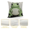 thumbnail image 4 of Nawypu  Frog Pillow Covers,Frogs Throw Pillow Covers,Frogs Lover Gifts,Frog Stuff, 4 of 5
