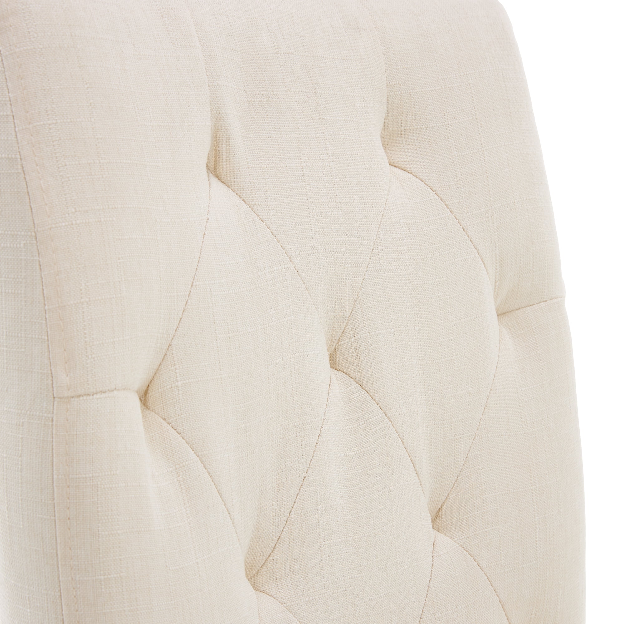 Finch Westport Tufted Armless Dining Side Chairs, Vintage Cream (Set of 2)