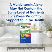 (4 pack) PreserVision AREDS 2 + Multivitamin, 2-in-1 Eye Vitamin, Contains Vitamin C, D, E & Zinc, 100 Softgels