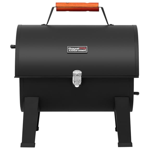 Royal Gourmet Portable Charcoal Grill with Two Side Cooking Area, Outdoor Compact BBQ Grill for Backyard Camping, CC1619