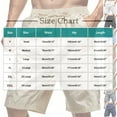 thumbnail image 2 of Mgmyaa Men's Linen Casual Board Shorts Classic Fit Drawstring Elastic Waist Shorts with Pockets, 2 of 5