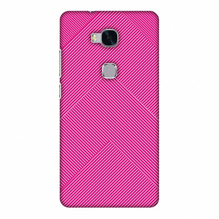 Huawei Honor 5X Case, Premium Handcrafted Printed Designer Hard Snap on Shell Case Back Cover with Screen Cleaning Kit for Huawei Honor 5X - Carbon Fibre Redux Hot Pink (Best Honor 5x Case)