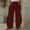 Red, variant on Jjayotai Women's Striped Print Baggy Pants, High Waist Wide Leg Loose Fit Trousers with Pockets Blue M