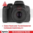 thumbnail image 4 of Opteka Achromatic 10x Diopter Close-Up Macro Lens for Canon EOS-M, M200, M100, M50, M10, M6, M5, M3, M2 Compact Digital Mirrorless Cameras (Fits 43mm, 49mm and 52mm Threaded Lenses), 4 of 9