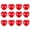 Red, variant on SUNSIOM Heart Stress Balls Inspirational Hand Grip Foam Balls Squeeze Balls Stress Relief Sensory Toys for Kids Adults