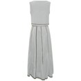 thumbnail image 5 of DHFJKG 2 Piece Skirt Sets Women's Summer Outfits Sleeveless Crop Tank Top And Midi Drawstring Skirts Set With Pockets Casual Beach Vacation Clothes Trendy Outfit, 5 of 5