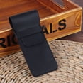 thumbnail image 4 of Estuche de bolígrafo de cuero genuino, funda protectora para bolígrafos estilográficas, funda con tapa Retro, juegos de bolígrafos múltiples 303, 4 of 7