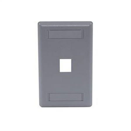 Hubbell IFP11 Single Gang Faceplate IFP11GY
