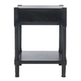 thumbnail image 5 of SAFAVIEH Filbert Solid Rustic 1 Drawer Accent Table, Black, 5 of 13