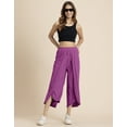 thumbnail image 7 of Moomaya Solid Tulip Pants For Women, Zumba Dance Jersey Crop Pants, 7 of 7