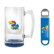 KU Jayhawks 25 oz. Beer Mug Gift Set