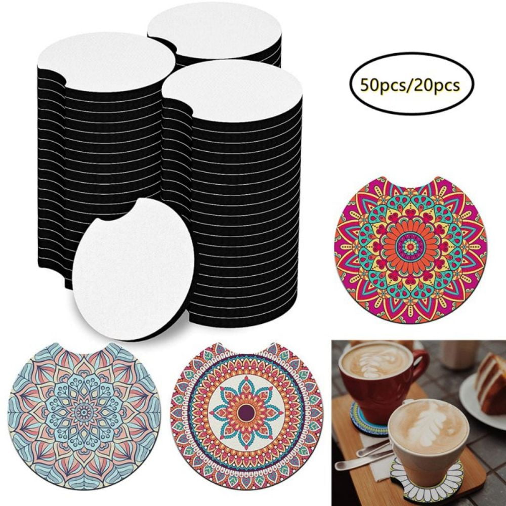 for Car Cup 2.55 x 2.55 White Coasters Blank Drink Cup Mat Pad for Your Own Crafts to Keep from Sweat Stain Spill Sublimation Blanks Car Cup Coasters for Car Cup 2.55 x 2.55 White Coasters Blank Drink Cup Mat Pad for Your Own Crafts to Keep from Sweat Stain Spill Sublimation Blanks Car Cup Coasters