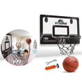thumbnail image 1 of Deportes sobre la puerta Aro de baloncesto Kit resistente a roturas Baloncesto de pared Juguete deportivo Regalos de cumpleaños navideños pa Negro B Soledad aro de baloncesto, 1 of 8