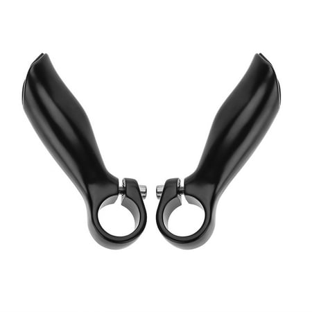 Compact Alloy Bar HERCHR Bike Handlebar End,Bike Bar End,Aluminum Alloy Bicycle Bar End Handlebar Ends for Road Mountain Bike ()