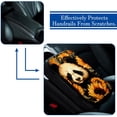 thumbnail image 5 of Panda Soft Comfortable Furry Printed 12.5x8.2 Inch Car Armrest Cover Accessory, 5 of 6