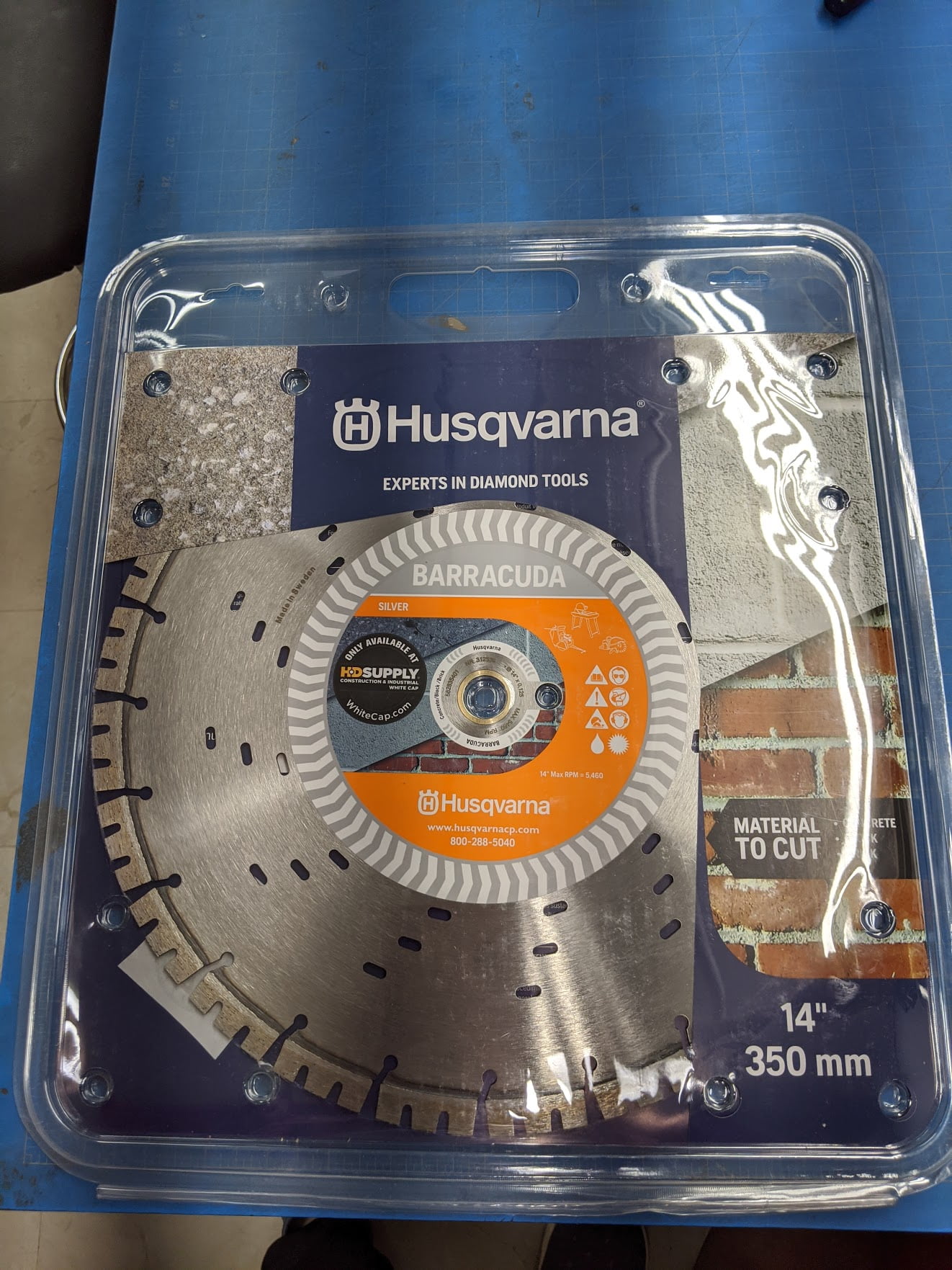 Husqvarna 14" Multi Purpose Barracuda Durable Diamond Blade 582835401