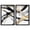 Black Frame, variant on Midas Arc Waves Set Shadowbox Print Living Room Wall Art by Art Remedy, Blonde Frame, 16 x 24