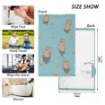 thumbnail image 6 of Yayeee 100% Cotton Hand Towels for Bathroom 16" x 28" Soft Absorbent Kitchen Towel, Cartoon Capybaras, 6 of 7