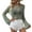 Green, variant on Neinkie Women Long Sleeve Crop Top Crochet Knit Color Block Pullover Jumper Tops Loose Patchwork Shirts Streetwear