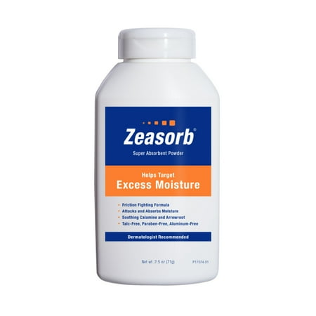 Zeasorb Prevention Foot & Body Powder, Absorb Excess Sweat & Moisture, 2.5 oz