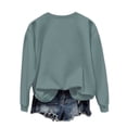 thumbnail image 6 of Antqov Sweatshirt for Women, Crewneck Pullover Christmas Print Oversized Long Sleeve Shirts, Fall Winter Party Fashion Funny Comfy Casual Sweatshirts, 6 of 6