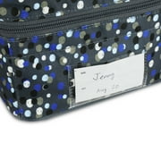 PackIt Freezable Baby Bottle and Breastmilk Storage Bag Cooler, Scribble Dots