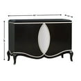 thumbnail image 3 of Acme Ashor Console Cabinet, Black Finish, 3 of 8